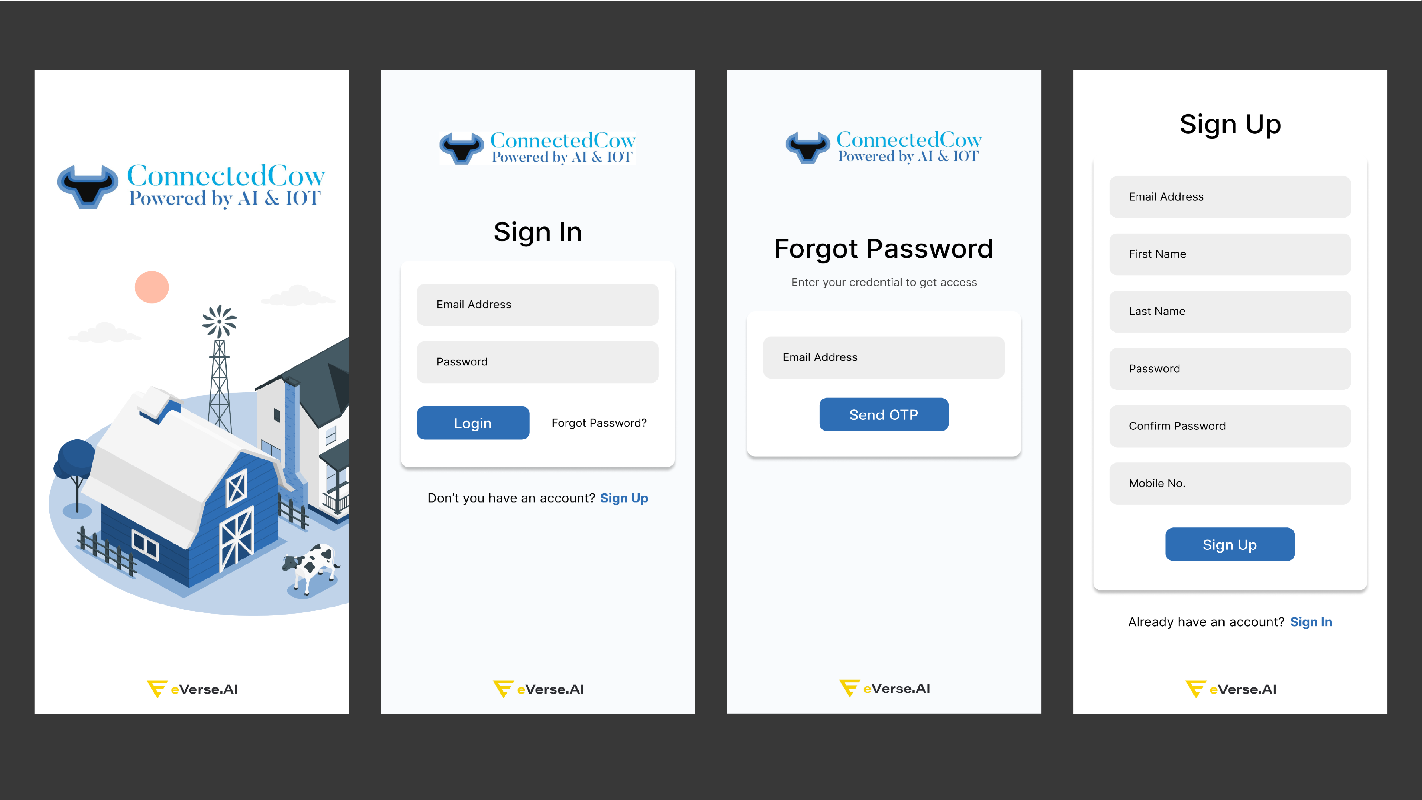 connected cow mobile app